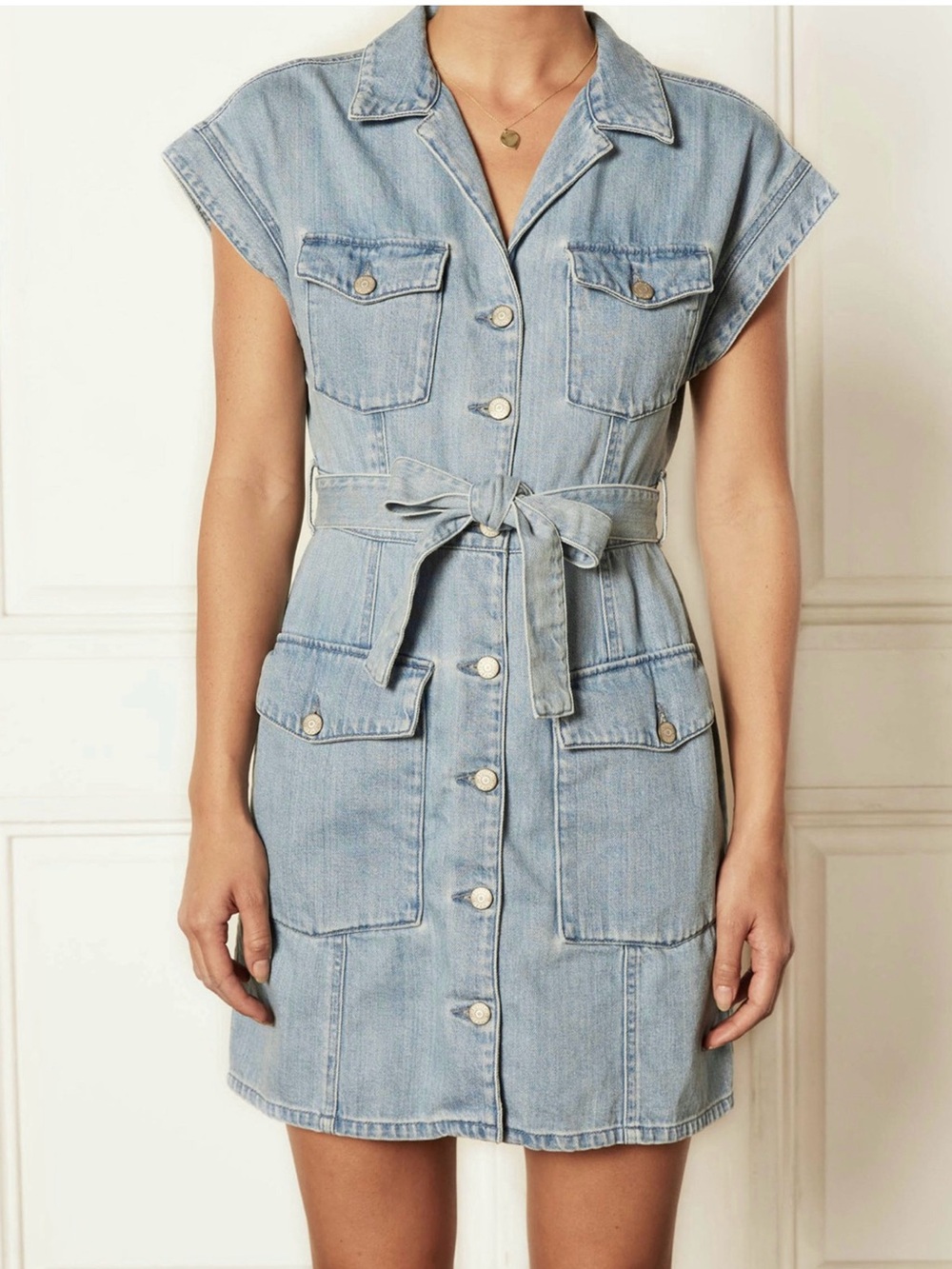 Boyish denim dress